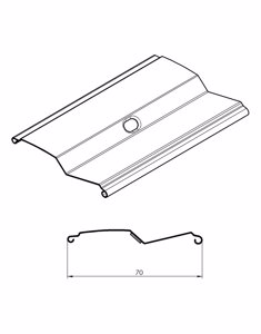 Zeichnung der Lamelle Zetta 70