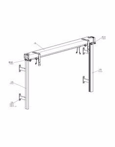 Selbsttragende Jalousie STS 2-01630-0000-0