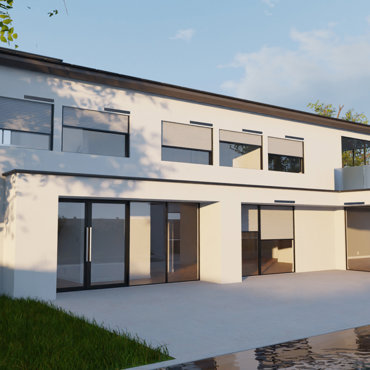 Inspirace Selbsttragendes Rollos für Außen-Verwendung Rolosa
